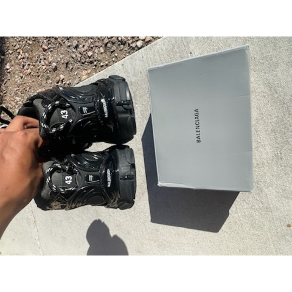 Balenciaga Black Athletic Shoes